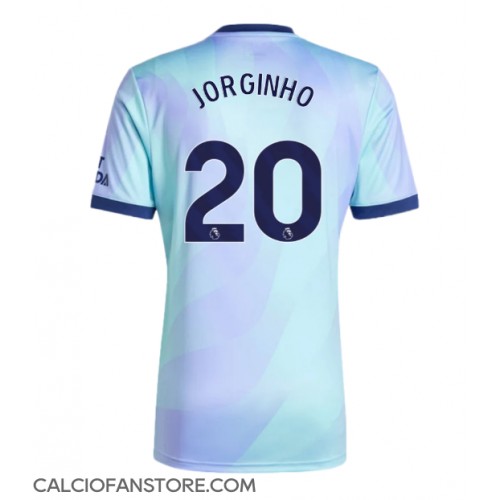 Maglia Calcio Arsenal Jorginho Frello #20 Terza Divisa 2024-25 Manica Corta